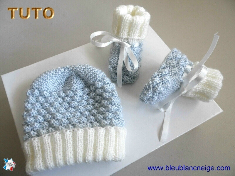 Tuto Bebe Tricot Bonnet Et Chaussons Explications A Telecharger Tricot Bebe Layette