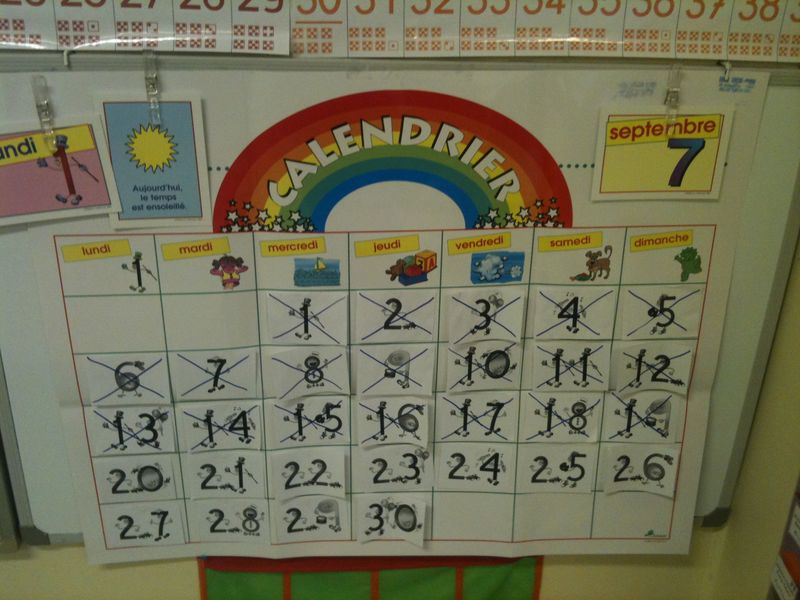 Notre Calendrier Quoi De Neuf En Moyenne Section