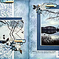 La double page de mars