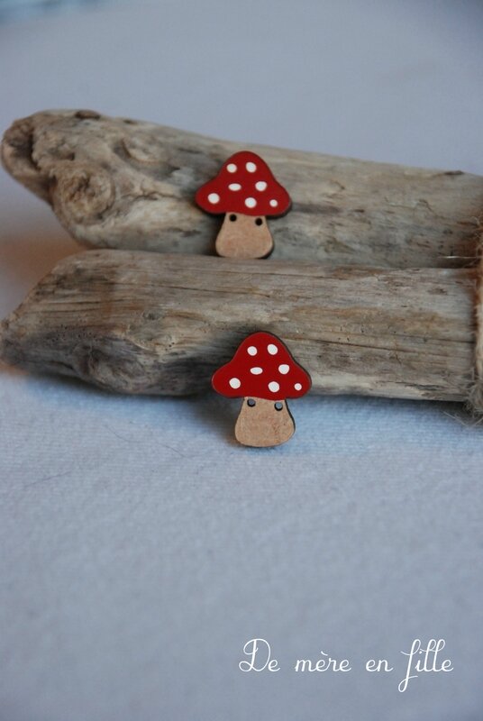 champignon large rouge