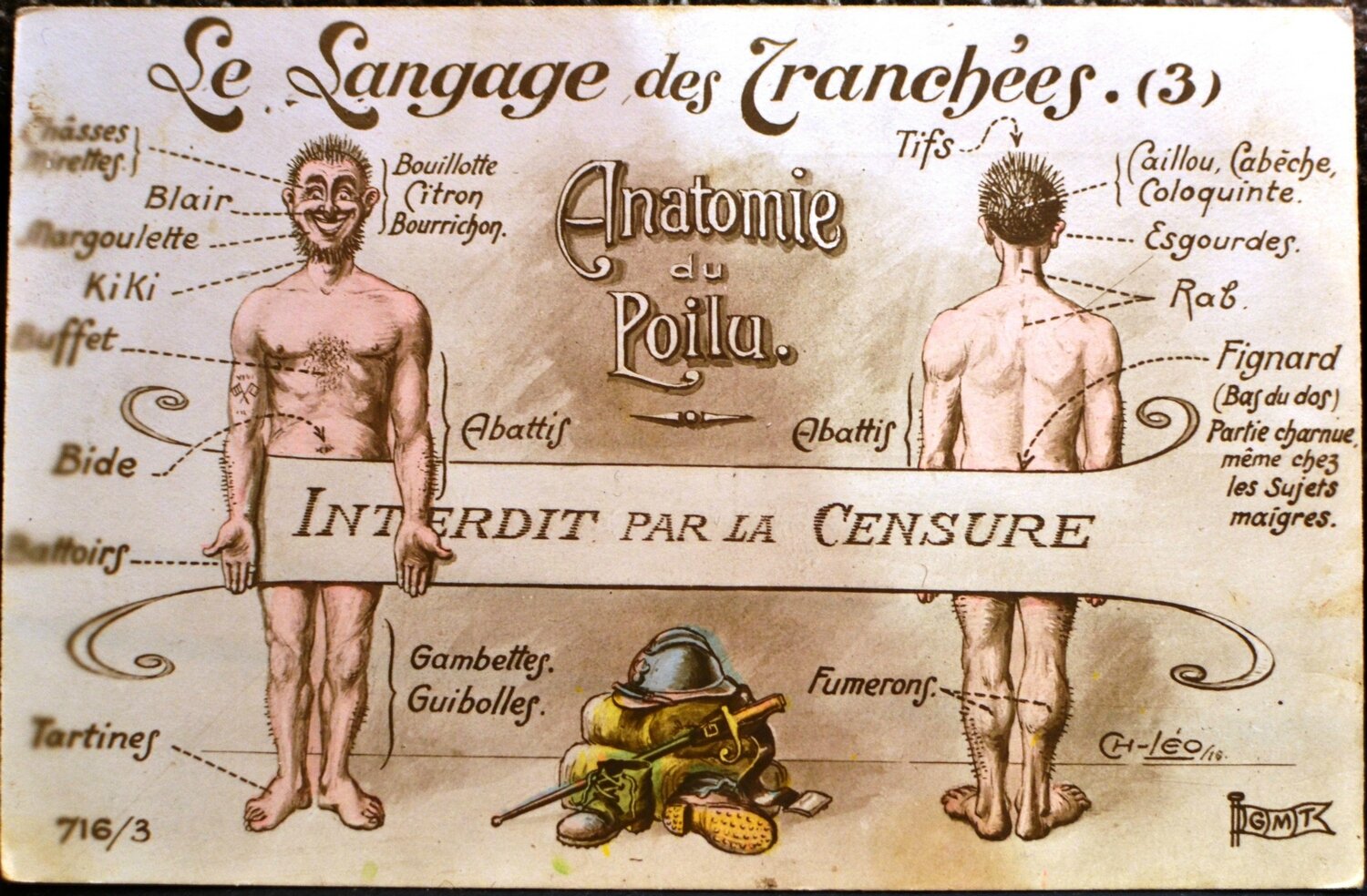 Carte Humoristique Photo De Guerre 14 18 Exposition Societe Des Amis De Villefranche Et Du Bas Rouergue