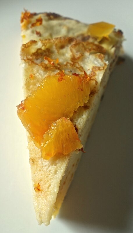 gâteau de crêpes à l'orange curd