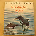 Bébé dauphin coquin, collection à toutes pattes, éditions nathan 1991