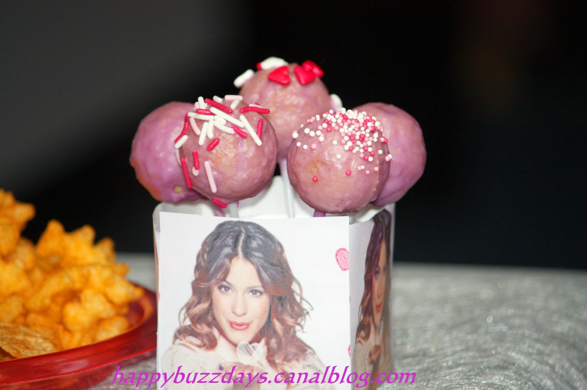 Anniversaire Theme Violetta 3 Deco Et Cake Pop Happybuzzdays