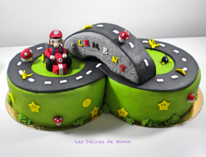 Gâteau Super Mario Kart 3