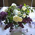 Ma table de pâques : table poétique autour du lilas