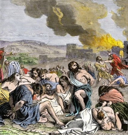 Hist-Bibl- Jérusalem en feu