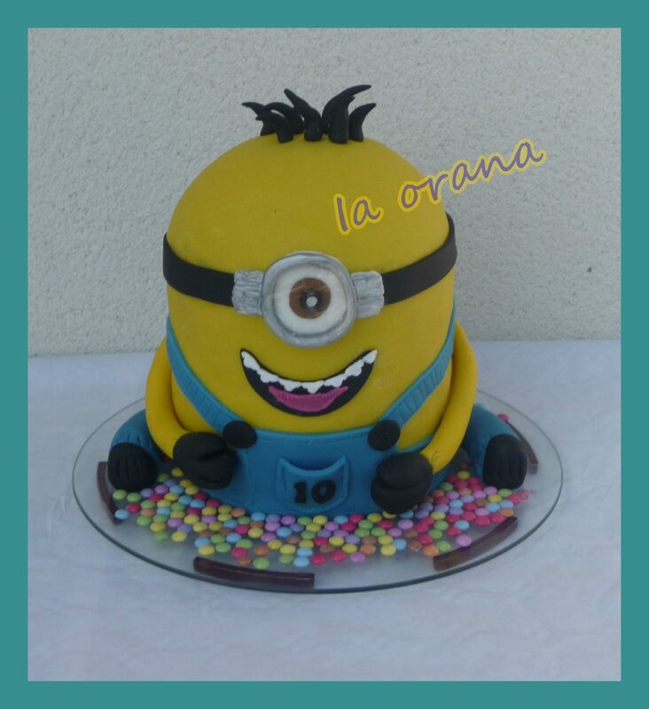 Gâteau Minion / Minion cake