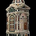 A polychrome marble tempietto. florentine, 16th century with some later additions