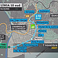 Barcelone : prolongement de la ligne 10 sud