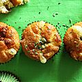 Muffins au chorizo, emmental et olives vertes