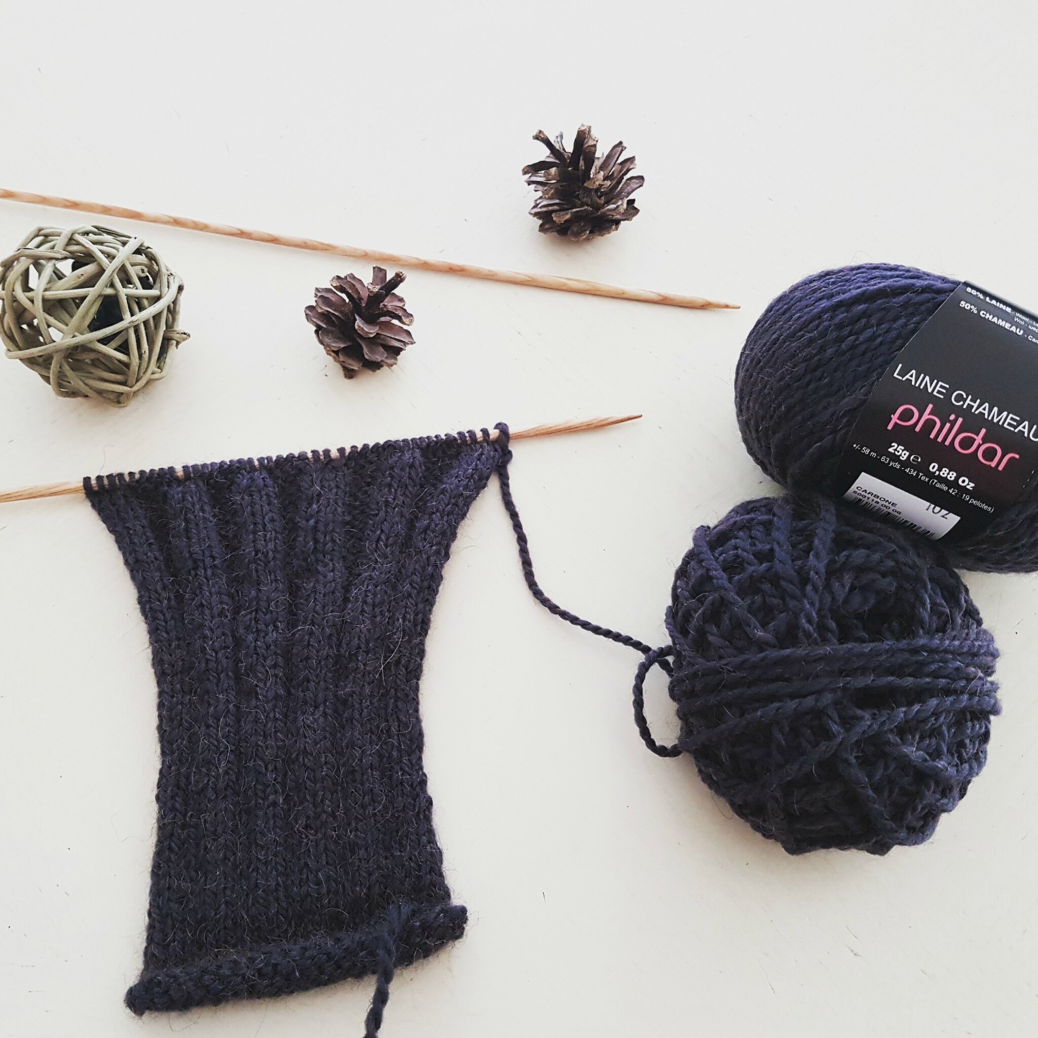DIY Headband en laine – mon premier tricot