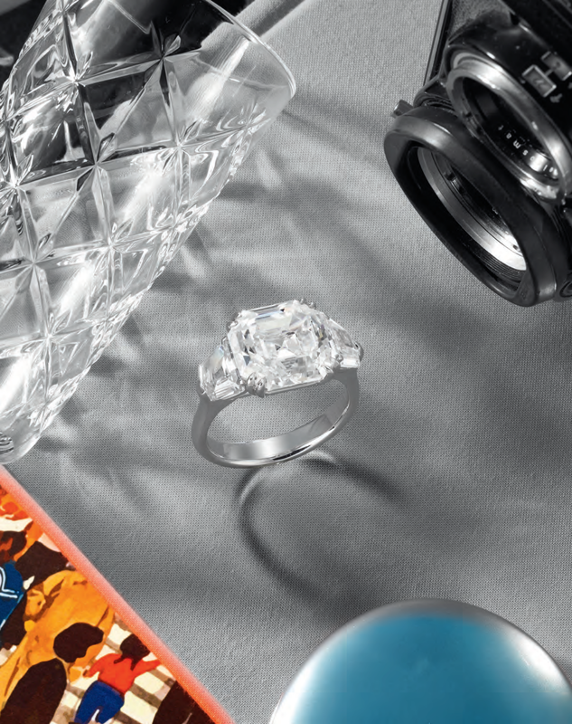 A Diamond Single-stone Ring