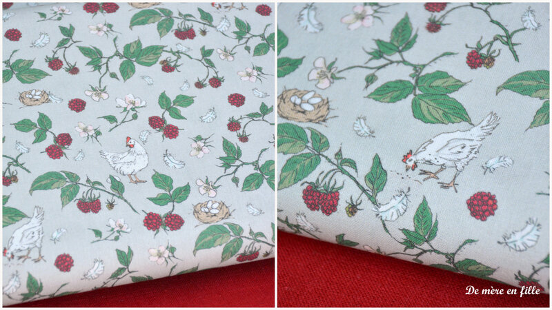 poules et framboises