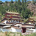 Le temple tibétain de langmusi, gansu