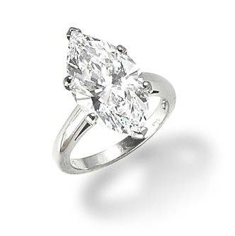 Cartier marquise diamond on sale ring