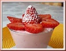 mousse de fraise en verrines mousse de fraise en verrines