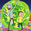 Rick and Morty vaisseau voiture Aimant 