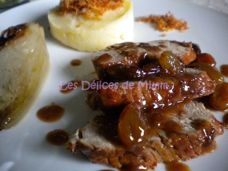 Recette filet mignon aux raisins secs - Marie Claire