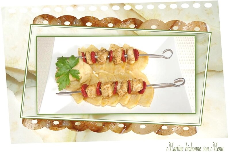 papillotes de poulet au chorizo et céleri-rave papillotes de poulet au chorizo et céleri-rave