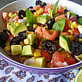 Salade d'avocat aux multi-saveurs 