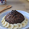 Bowl cake chocolat banane