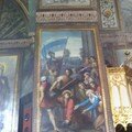 Inside Agapia monastery, painted by Grigorescu