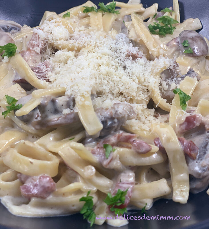 Tagliatelli à la forestière 4