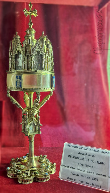 Reliquaire de saint Marc Abbaye de Charroux