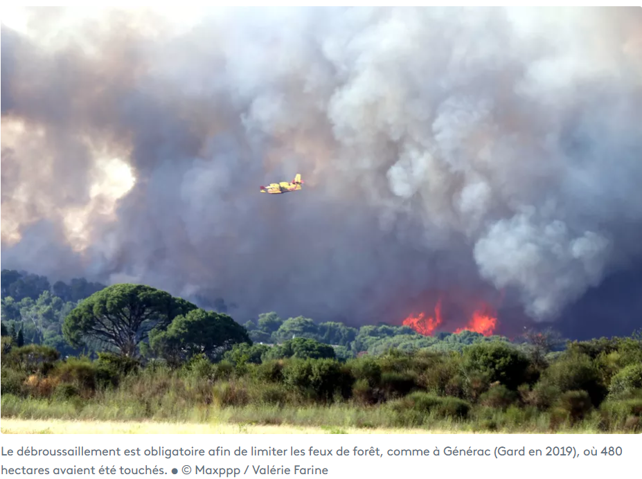 Hache de sapeurs-pompiers de lutte contre les feux de forêts