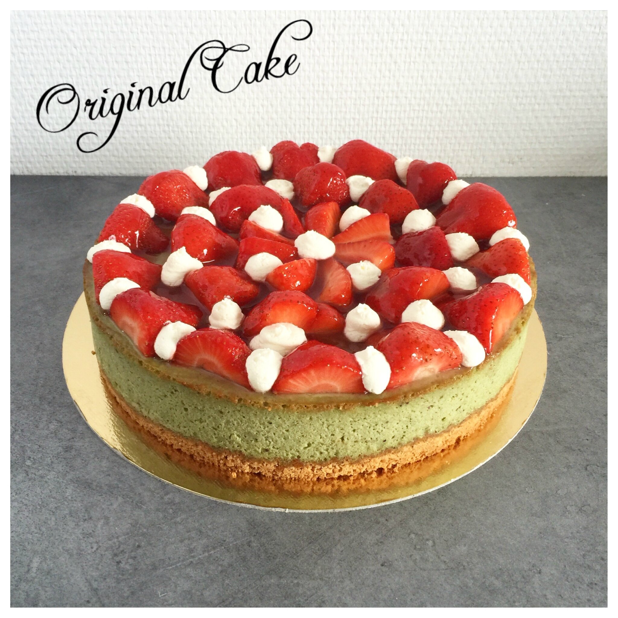 Cheesecake Pistache Fraises Original Cake 