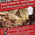 10 décembre 2017 : marche pour les victimes du mans