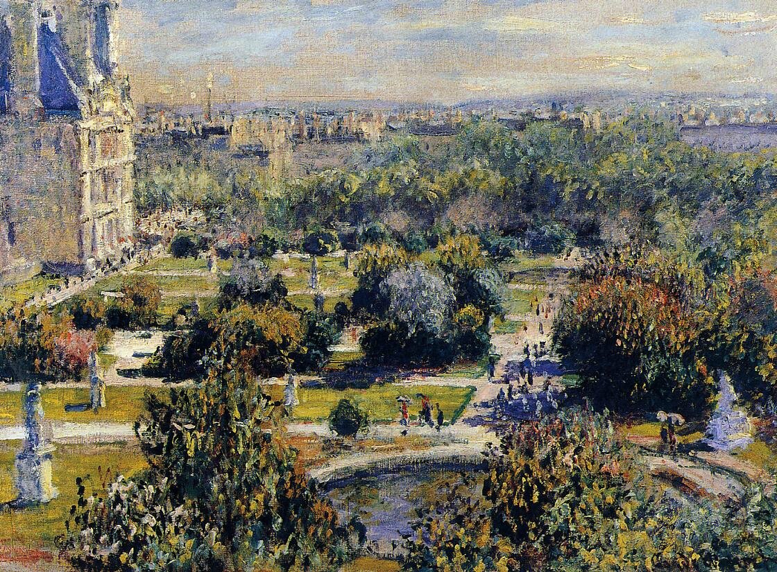 Monet, le jardin des tuileries
