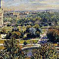 Monet, le jardin des tuileries
