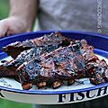 Travers de porc sauce barbecue (ribs bbq)