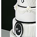 wedding cake noir et blanc atelier nina couto 1