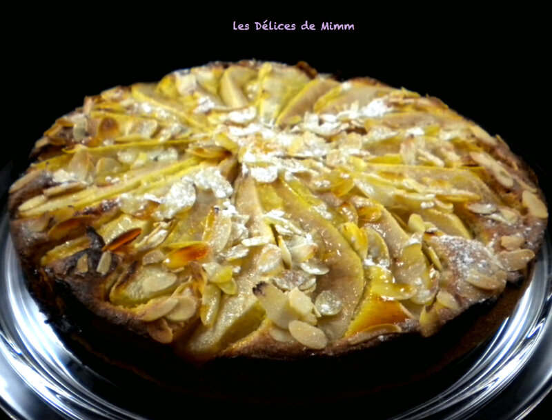 Gâteau d’automne poires-amandes 3