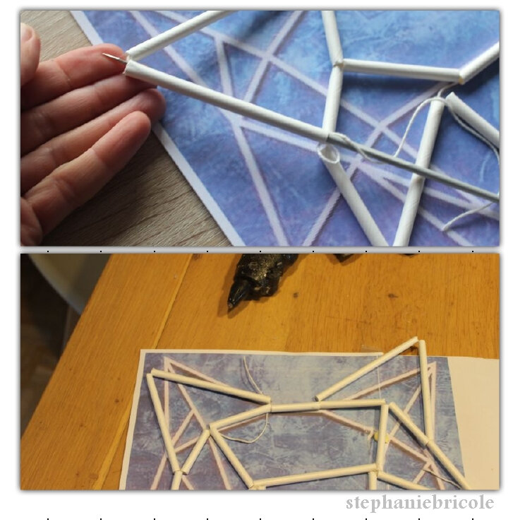idée déco avec des pailles