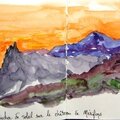 Salagou Coucher de soleil