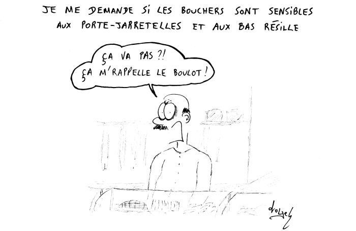boucher jarretelle