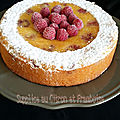 Supplice au citron et framboise