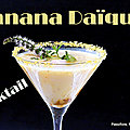 Cocktail banana daiquiri