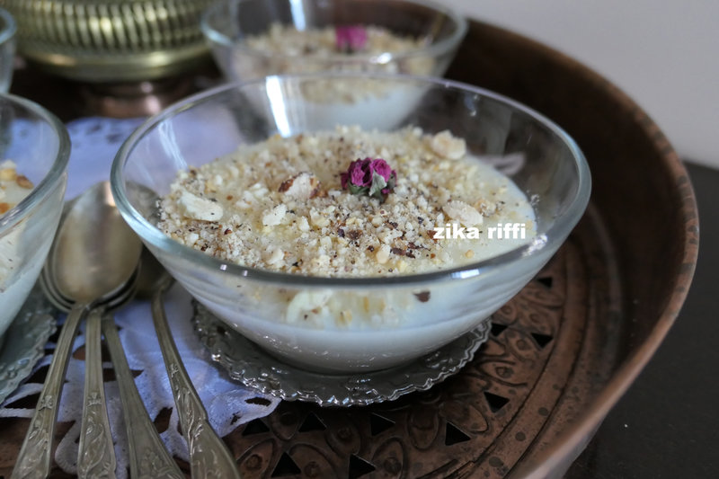 crème de riz à la halva turque ( chamia )-2