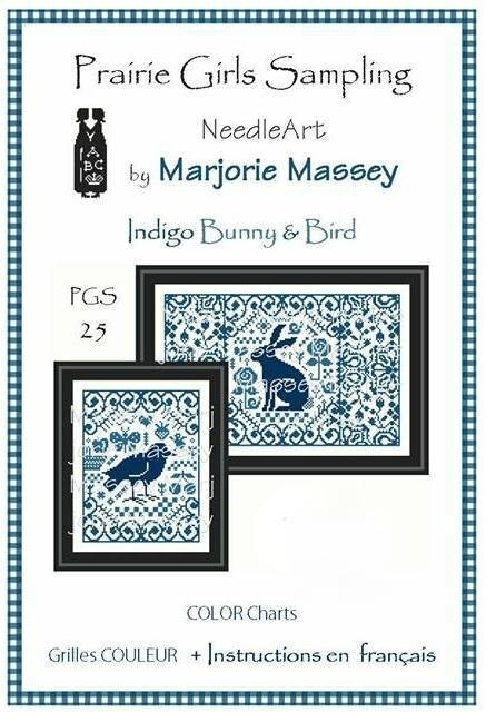 PGS25 indigo bunny & bird
