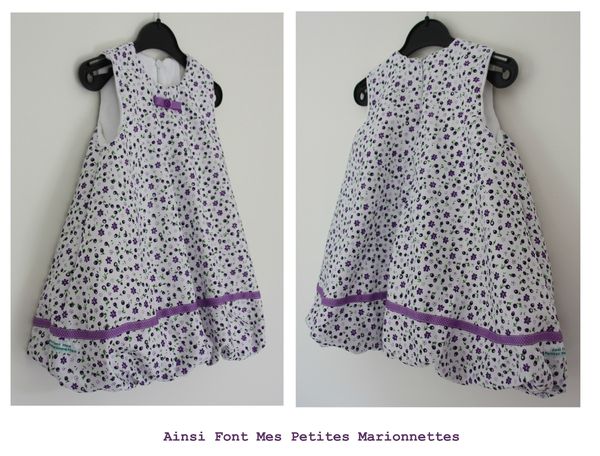 robe boule blanche et violette maelenn 3