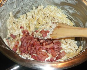 Gratin De Pates Aux Lardons Et Au Chevre Bienvenue Dans La