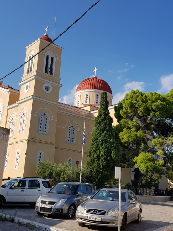 Visite de l'église orthodoxe de Galaxidi