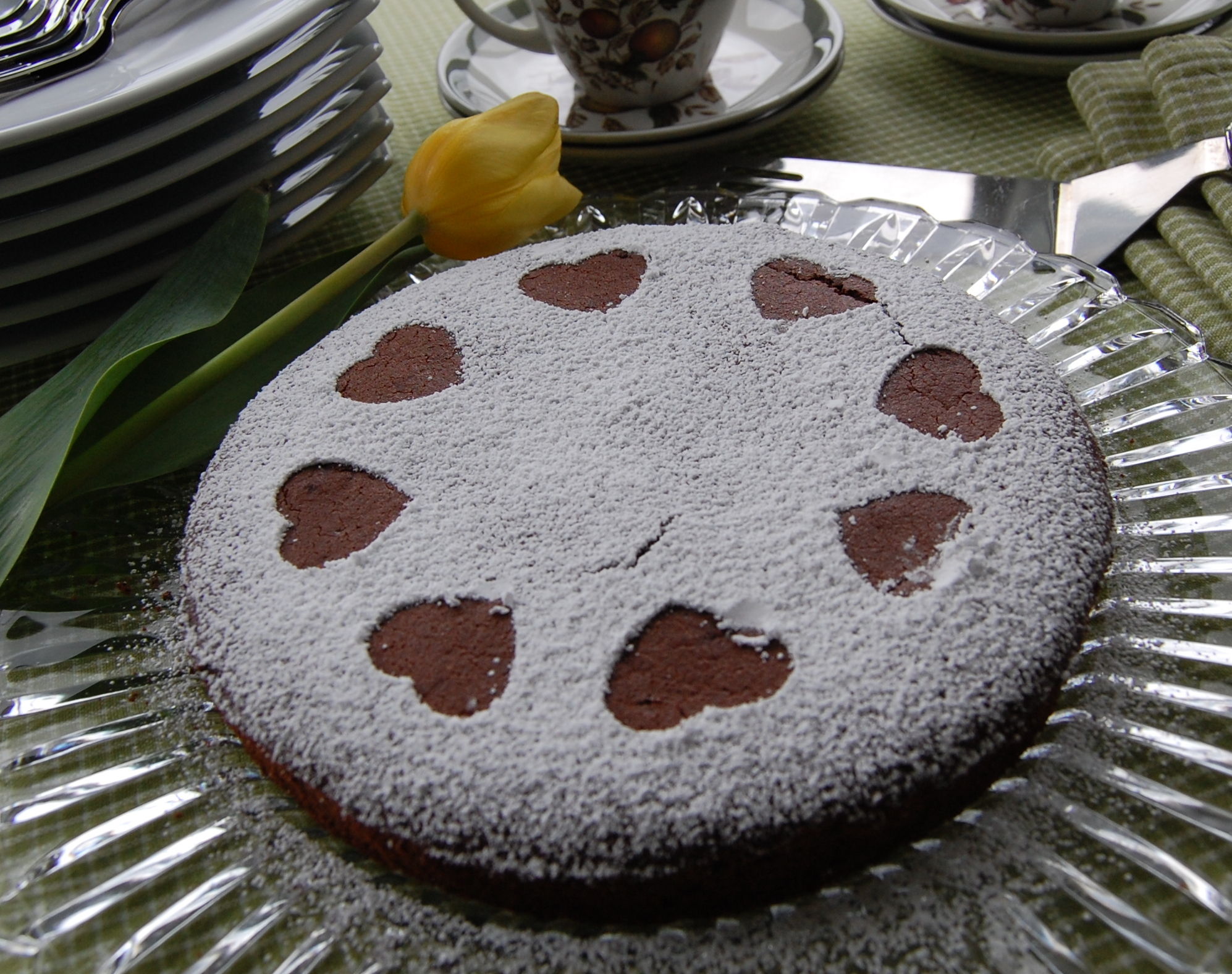 Gâteau Au Chocolat Et à La Farine De Noix De Coco Sans