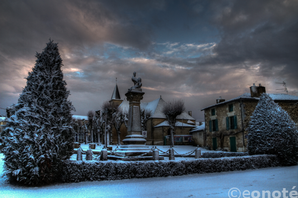 snow, eos 7d, migné, canon, auxance, hdr, eonote