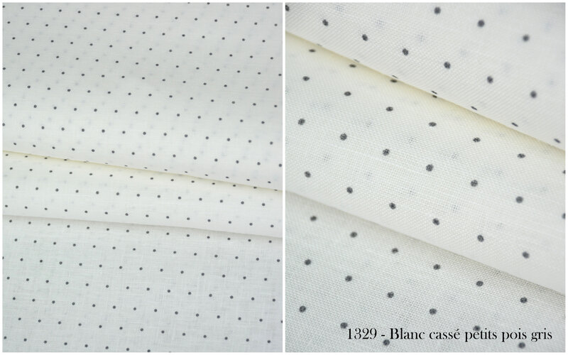 1329 blanc pois gris